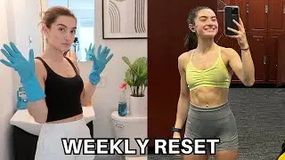 WEEKLY RESET ROUTINE (deep cleaning my car, room, bathroom & self care)