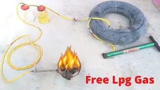 Free LPG Gas At Home: How To Get Petrol And Water Free using Hand Air Pump