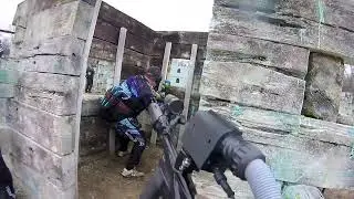 paintball castle jam pt1 attacking blue team 4 13 2025