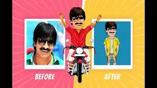 Easy Cartoon Photo Editing ( Caricature )  with simple steps in 