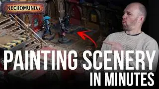 Quick and Easy Tips for painting Necromunda Scenery