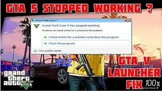 GTA 5 Has stopped working problem fixed 2022/GTA 5 problem solve✅✅