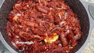 LETS MAKE THE ULTIMATE SAUSAGE & EGG STEW/ SAUCE WITH RICE FOR DINNER / & LUNCH RECIPE