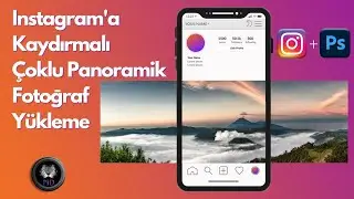 Photoshop to upload scrolling, multiple, panoramic photos to Instagram.