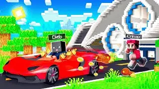 Mein 20.000$ AUTO wird GEKLAUT in MINECRAFT!