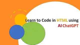 AI for programming   HTML using ChatGPT
