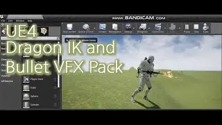 Unreal engine practice: Dragon IK and Bullet VFX Pack