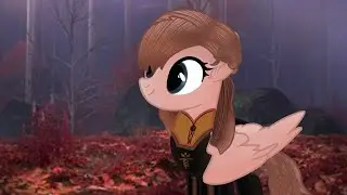 my little pony + frozen 2 combination|| Anna as a pony|| Frozen 2||combination... ☺️