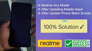Realme Phone After Update Black LCD Solution Ready | After Updating Software Mobile Black Display
