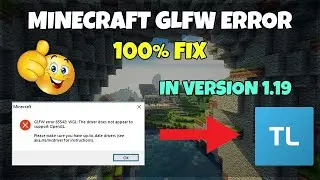 How To Fix GLFW Error 65542 In Minecraft 1.19 (Tlauncher) [Easy Fix]