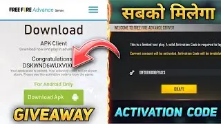 Activation Code Giveaway | Ob32 Advance server free fire | Free Fire Advance Server | gamingwithmodi