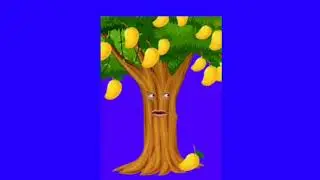 Talking mango tree green screen / cartoon mango tree talking video free / brain master