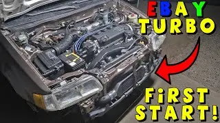 Rescued Wagon FIRST Start With EBAY Turbo Kit !!