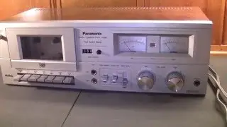 Panasonic 608D Cassette Deck With Analog VU Meters!