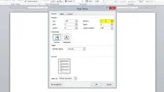 Microsoft Word: How to Set Custom Margins