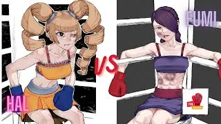 Girl Boxing Art Series [Manga & Anime] || #7 Fumi vs Hal