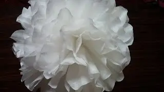 Coffee filter flower . Home decor. Wedding decor. Room decoration