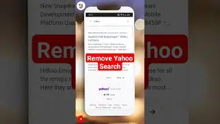 how to remove yahoo search from chrome  #tech