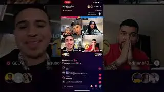JOP from Fuerza Regida says that @Galvancillo is going viral for his instagram story 😂 (full live)