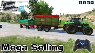 FS23, Mega Crop Selling High Profit Alert ⚠️ in Farming Simulator 23 #fs23 #fs23mobile