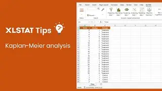 Kaplan Meier analysis in Excel - XLSTAT Tips