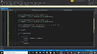 How to make a simple calculator using C#