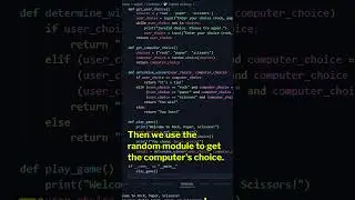 Rock Paper Scissors in Python | #python