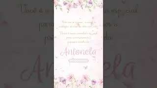 CONVITE  ANIMADO JARDIM
