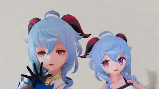 【 Genshin Impact MMD/VR/4K】Ganyu【Gimme×Gimme】