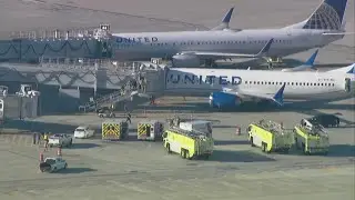 Multiple passengers taken to hospital after laptop catches fire on United Airlines flight