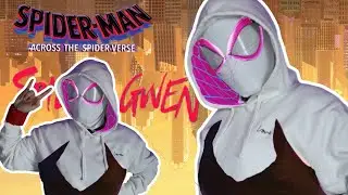 how to make spiderwoman mask from spiderman across the spider-verse (spider Gwen)