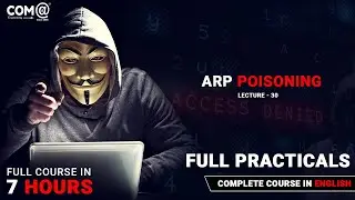 ARP Poisoning | Man in the Middle Attack | Ethical Hacking and Penetration Testing | Live Demo