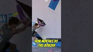 Manuel Cornu with the top!! #bouldering