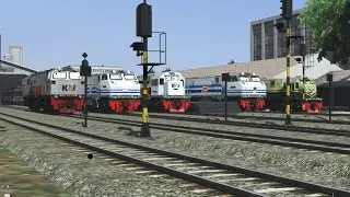 GE CC series Locomotives in Indonesia