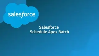 Salesforce Schedule an Apex Batch Job (Schedulable Interface)