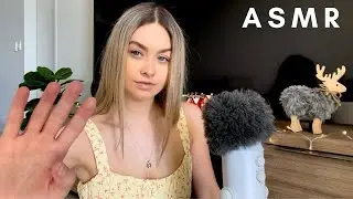 ASMR Calming Hand Movements, Finger Flutters & Mouth Sounds 🌙