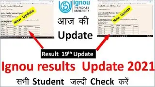 ignou results update 2021|ignou 19th result update|ignou results update 2020