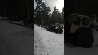 юмз 4вд прет по снегу