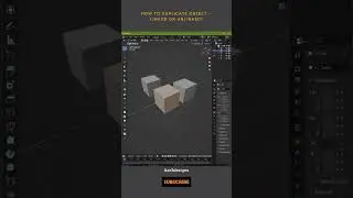 Blender Tip Linked Unlinked Duplicate | AR3Designs Daily Blender 3D Tips