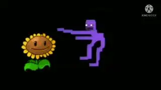 Фиолетовый человек танцует под Трек из Plants vs Zombie