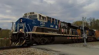 CSX M652 | 3194 Honoring our Law Enforcement On The Clinchfield