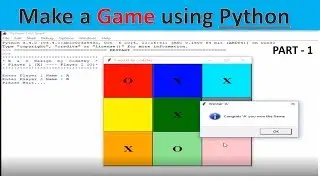 Tic Tac Toe Game - Part 1 | Python Tutorial | Python Game X and 0 | CodeSky