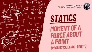 [CE Board Exam Review] Statics - Moment of Force about a Point (Part 2)