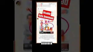 How to Disable Media Auto Download in WhatsApp | WhatsApp Auto Download Off || Jeem