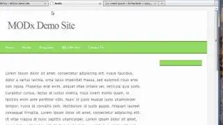 Page Content Editing 1, MODx Content Management System Training Part 8