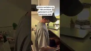 Sitzhaltung bei Artists…