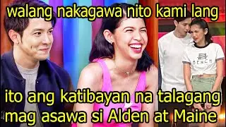 ito ang katibayan na talagang mag asawa si Alden Richards at Maine Mendoza