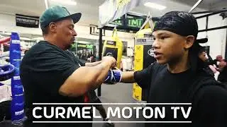 Curmel Moton’s FINAL PREPARATION for 2nd Fight. Father Curtis fine tunes for strategical KNOCK OUT’
