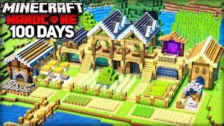 I Survived 100 Days Building the ULTIMATE BASE in Minecraft Hardcore