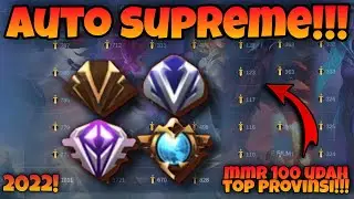 AUTO SUPREME!!!🔥CARA DAPETIN TITLE DENGAN CEPAT 2022!! | FAKE GPS | Mobile Legends Indonesia | Lobie